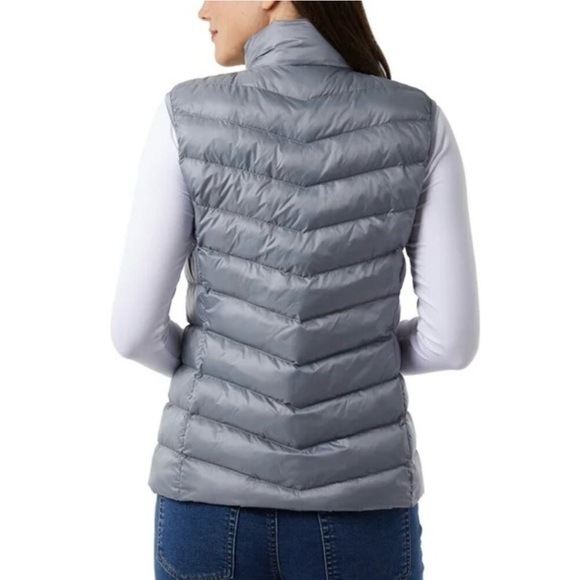 32 Degrees Womens Lightweight Warmth Stand Up Collar Vest (Blue, XS) - Picture 2 of 9
